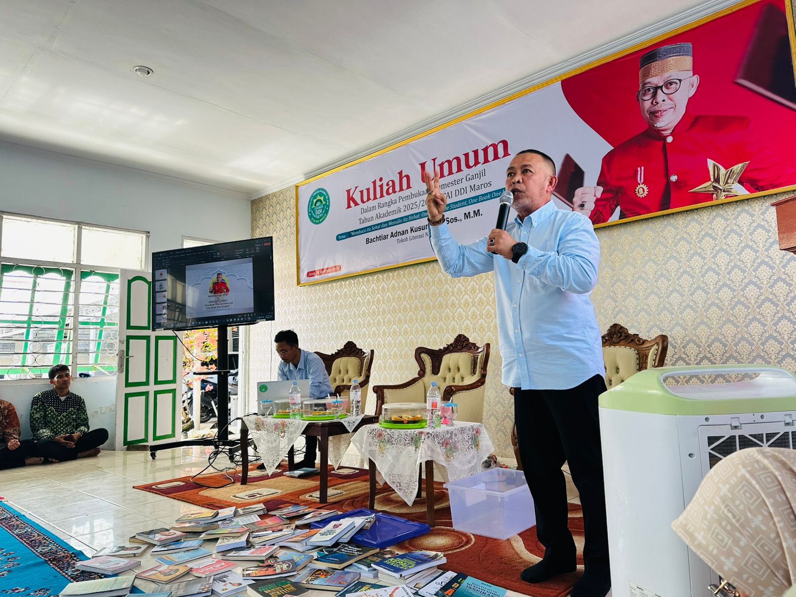 Aksara Bermakna di Kampus STAI DDI Maros