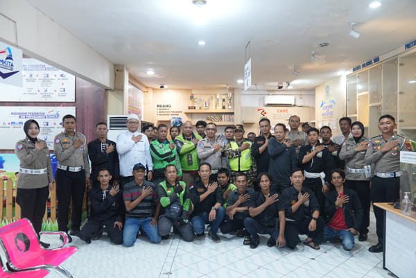 Polres Gresik Gandeng Komunitas Gelar Deklarasi Damai, Wujudkan Kota Aman dan Kondusif