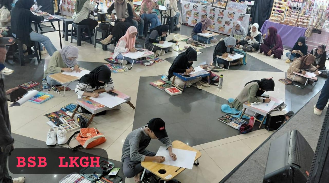 Lomba Menggambar Tingkat SMP–SMA Meriahkan Hari Kedua Event Tammu Taung ke-4 BSB Legend kiwal Garuda hitam 