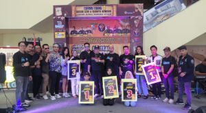 Tammu Taung ke-4 Badan Seni dan Budaya ormas legend kiwal Garuda hitam Meriahkan Panakkukang Square Makassar