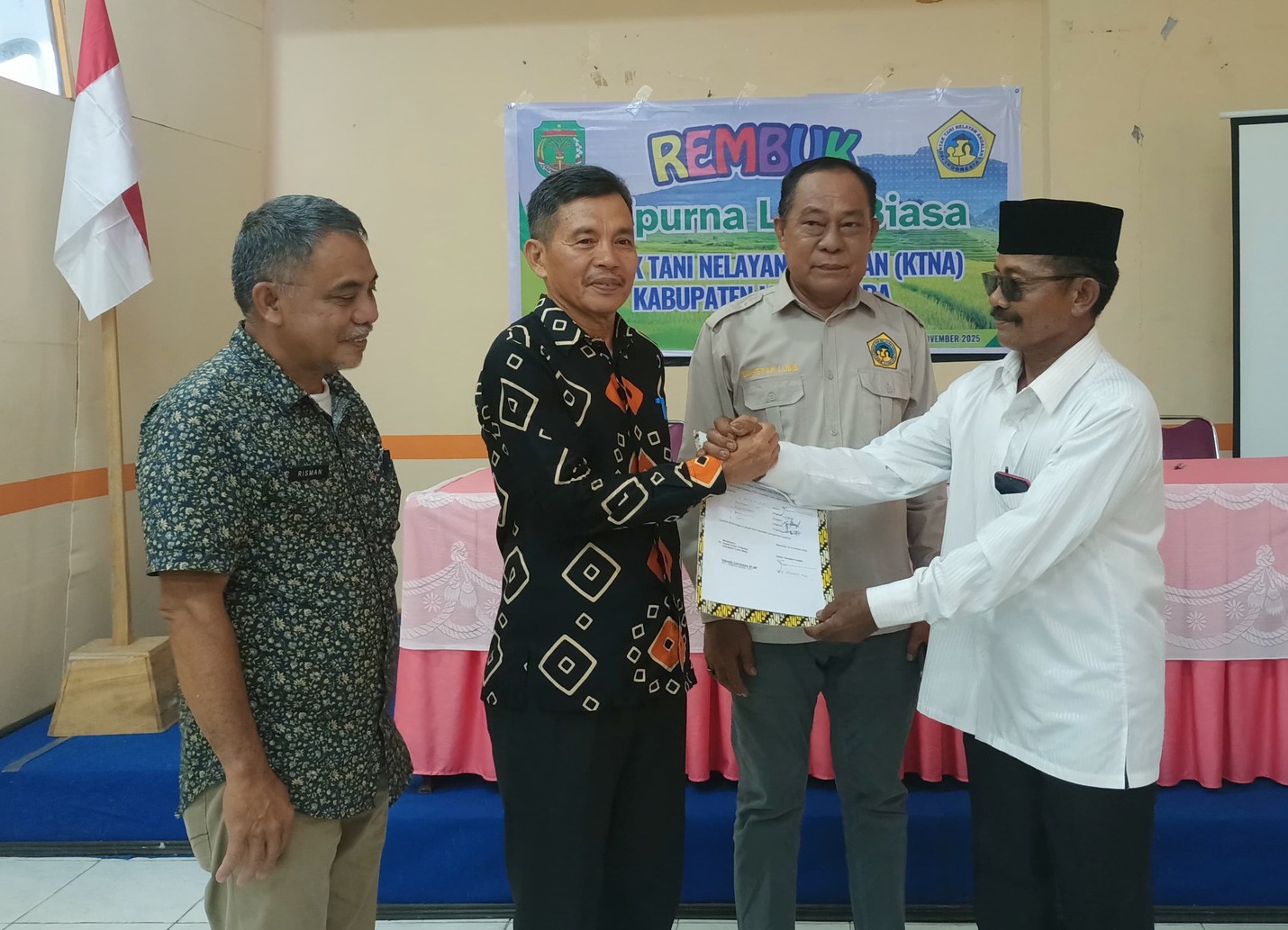 *Terpilih Aklamasi, Mantan Sekda Nakhodai KTNA Luwu Utara 2025 – 2030*