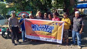Sapa Warga di Pasar Tradisional, Satlantas Takalar Gaungkan Tertib Berlalu Lintas Lewat “Mappatabe”