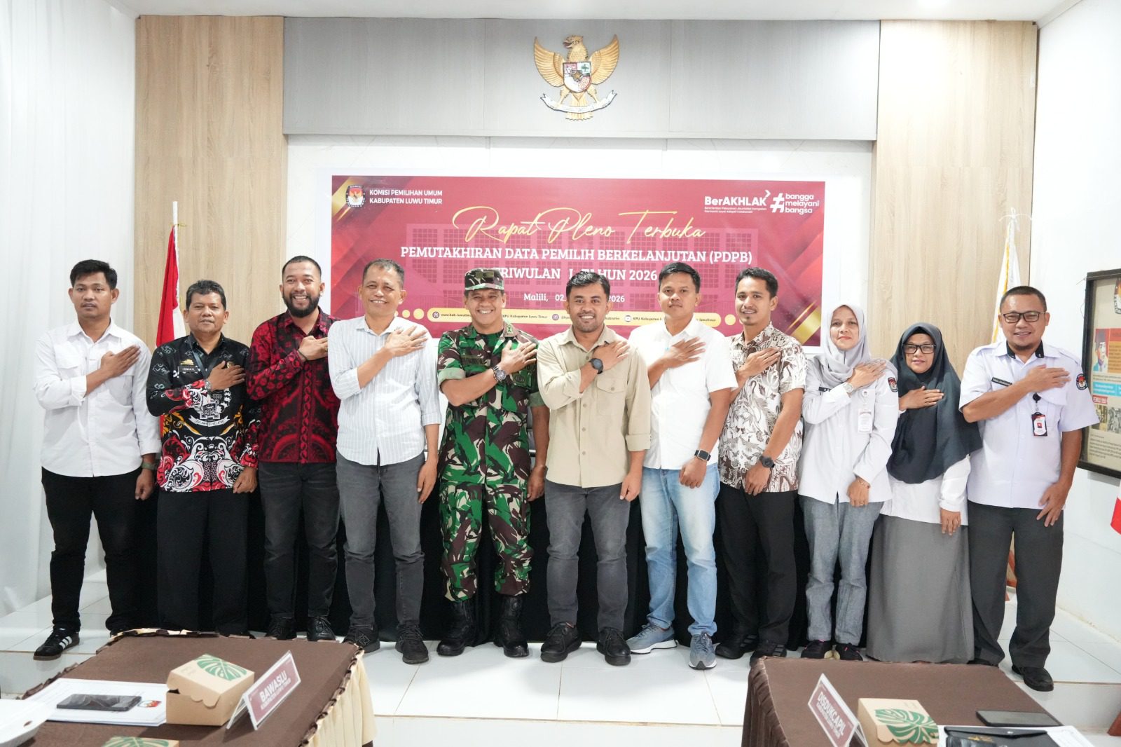 KPU Luwu Timur Gelar Pleno Rekapitulasi PDPB Triwulan I 2026, Jumlah Pemilih Capai 233.686 Jiwa