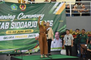 Wabup Sidoarjo Resmi Buka Porkab 2026, 5.600 Atlet Siap Bertanding di 52 Cabang Olahraga