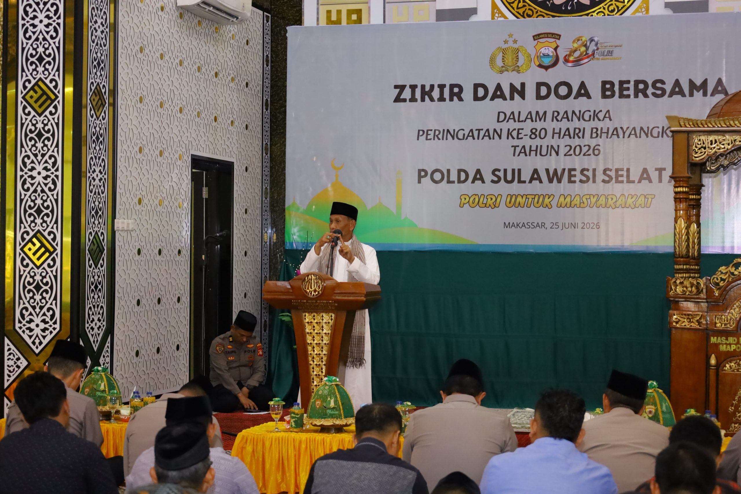 Perkuat Spirit Pengabdian, Polda Sulsel Gelar Dzikir dan Doa Bersama Peringati Hari Bhayangkara ke-80